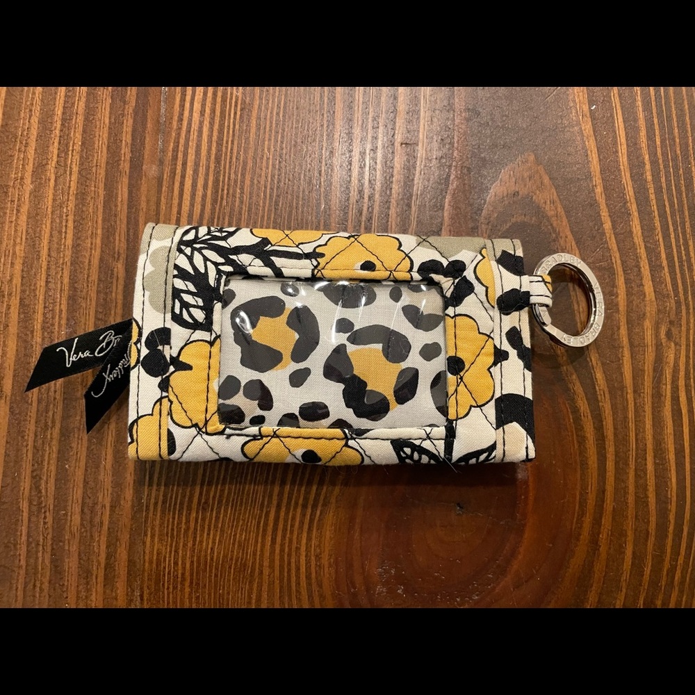 Vera Bradley Tri-fold ID Wallet Retired Pattern Go Wild